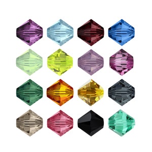 5328 Bicone Primero Crystals Beads - Fully Drilled Crystal Beads - Swarovski Alternative - Crystal Colors - Popular Bicone Shape Beads