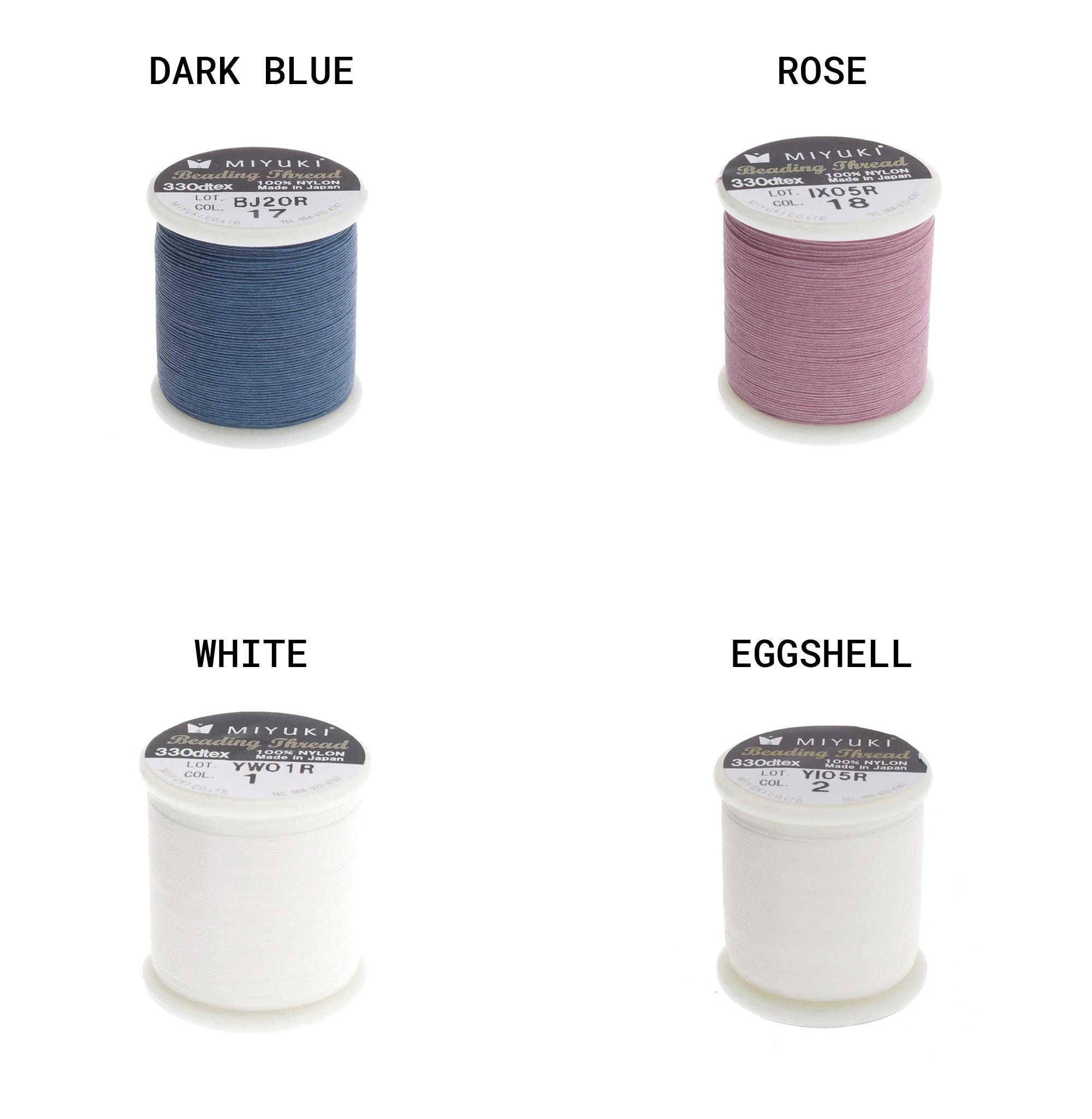 Miyuki Beading Thread: 100% Nylon, 50m Length, 0.2mm Thick, Made