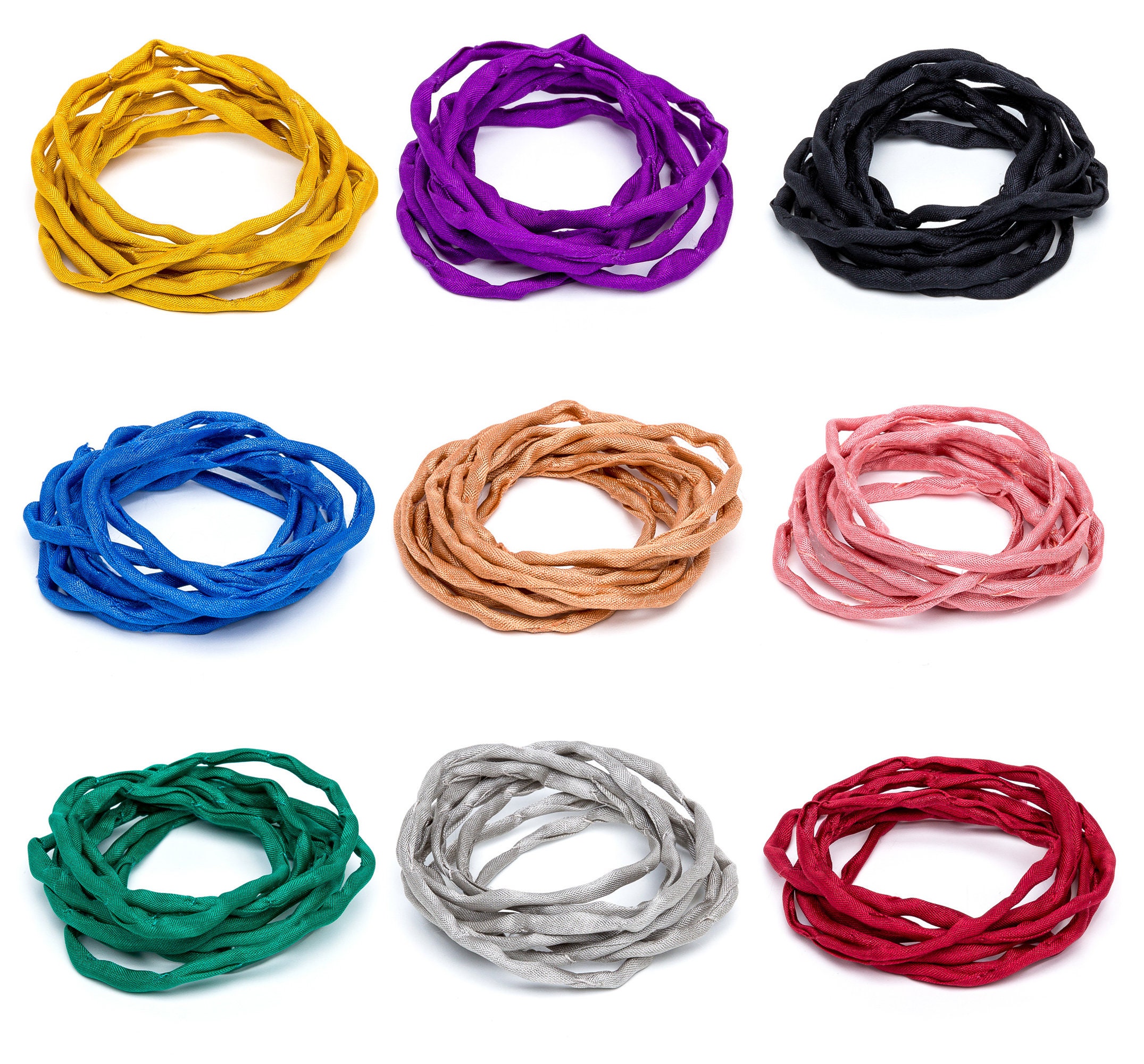 Griffin® Habotai Silk Foulard Cord Thread - 3mm Diameter - Available …