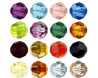 5000 Round Primero Crystals Beads - Fully Drilled Crystal Beads - Swarovski Alternative - Crystal Colors - Popular Round Shape Beads
