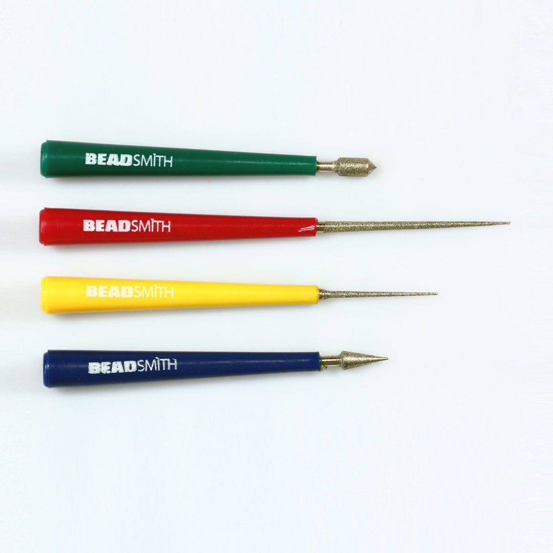 Beadsmith® 4 Pieces Economy Bead & Pearl Reamer Set Diamond Tipped