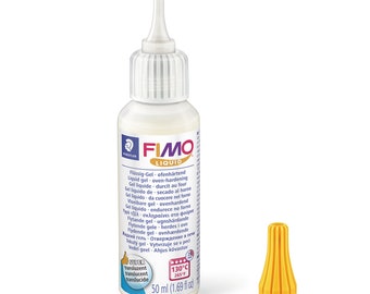 FIMO® Liquid Deco Gel Oven Hardening for Polymer Modelling Clay Black,  Gold, Silver, Clear Colors 50ml or 200ml Dosage Tip, Hangable -  Israel