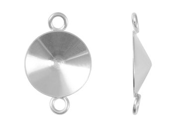 Connettore Pendente Cauzione In Argento Sterling Massiccio - Foto 14