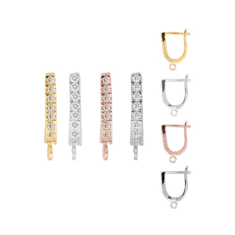 thumbnail image 2 of BalliSilver 14kt Gold Filled Leverback Earring Wires – 15mm, Findings, Lot 2 of 4