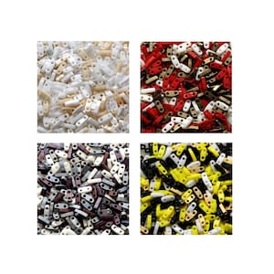 Perline di semi di vetro MIYUKI Quarter Tila - Perline di semi di vetro giapponesi originali - Misura 5 mm - Tubo da 7,2 g - MIYUKI di alta qualità perline di semi piccole