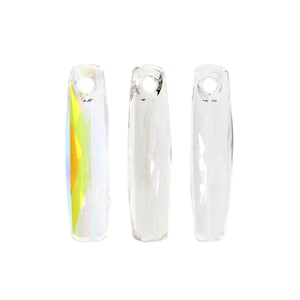 Colonne de cristaux 6460 : pendentifs pour la fabrication de bijoux, verre autrichien Primero Crystals, alternative Swarovski