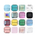 5601 Cube Primero Crystals Beads - Fully Drilled Crystal Beads - Swarovski Alternative - Crystal Colors - Popular Cube Shape Beads product logo