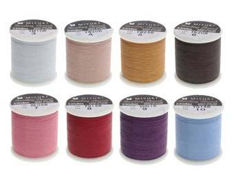 Miyuki Beading Thread: 100% Nylon, 50m Length, 0.2mm Thick, Made in Japan