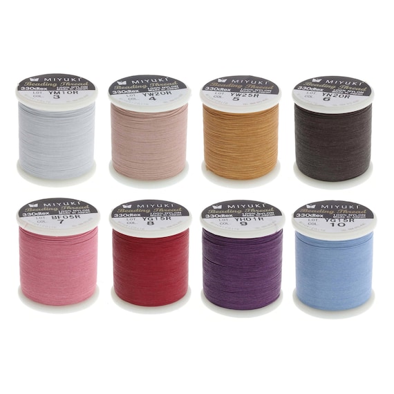 Miyuki Beading Thread: 100% Nylon, 50m Length, 0.2mm Thick, Made in Japan