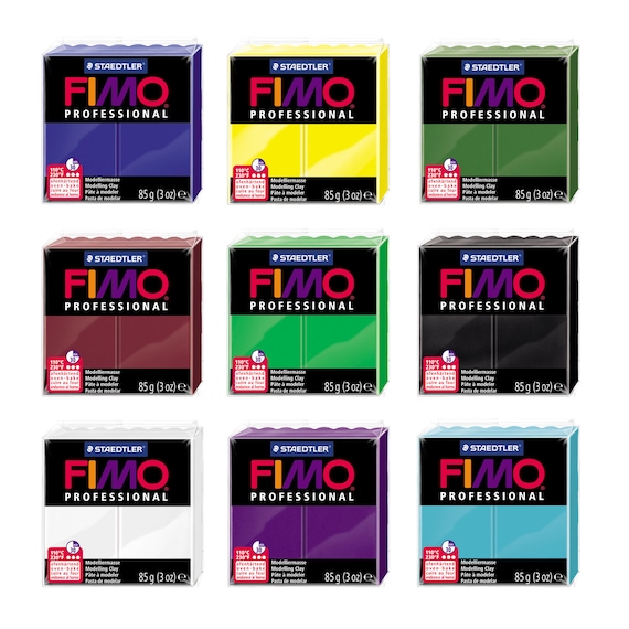 Staedtler FIMO Soft, Pâte à modeler noire durcissant au four, Pour débutants et Staedtler FIMO Soft, Pâte à modeler noire durcissant au four, Pour débutants et