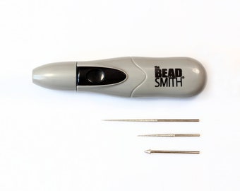 BeadSmith® Cordless Bead Reamer Battery Operated 10,000 rpm * Jewelry Tools - for softening rough edges, and to smooth or enlarge bead holes