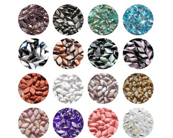 Perle In Vetro Gemduo 2 Fori 8x5 Mm Crystal Purple Haze Backlit X10g P 100733 - Foto 8