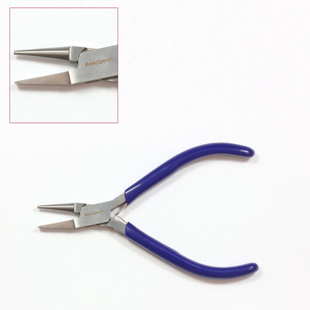 Beadsmith® Wire Twisting/forming Pliers With Spring Round Nose and Flat