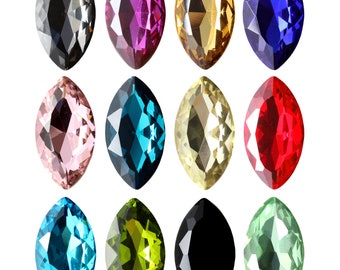 A4227 Cristaux Navette classiques : pierres fantaisie pour la fabrication de bijoux à partir de cristaux Aurea