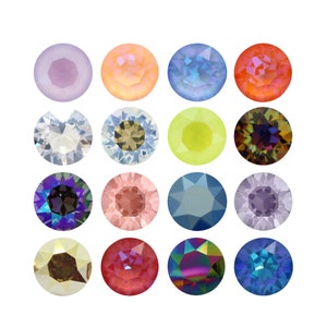 1088 Chaton Primero Crystals Round Stones - Swarovski Alternative - Various Crystal Colors - Pointed Back Round Crystals for making Jewelry