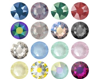 Swarovski 2078 Rose Flat Back Hotfix - Loose Swarovski Rhinestones for Nail Art, Embellishment, Crafts