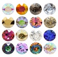 A1088 Chaton Crystals: Round Stones Pointed Back, Aurea Crystals for Jewelry Making product logo