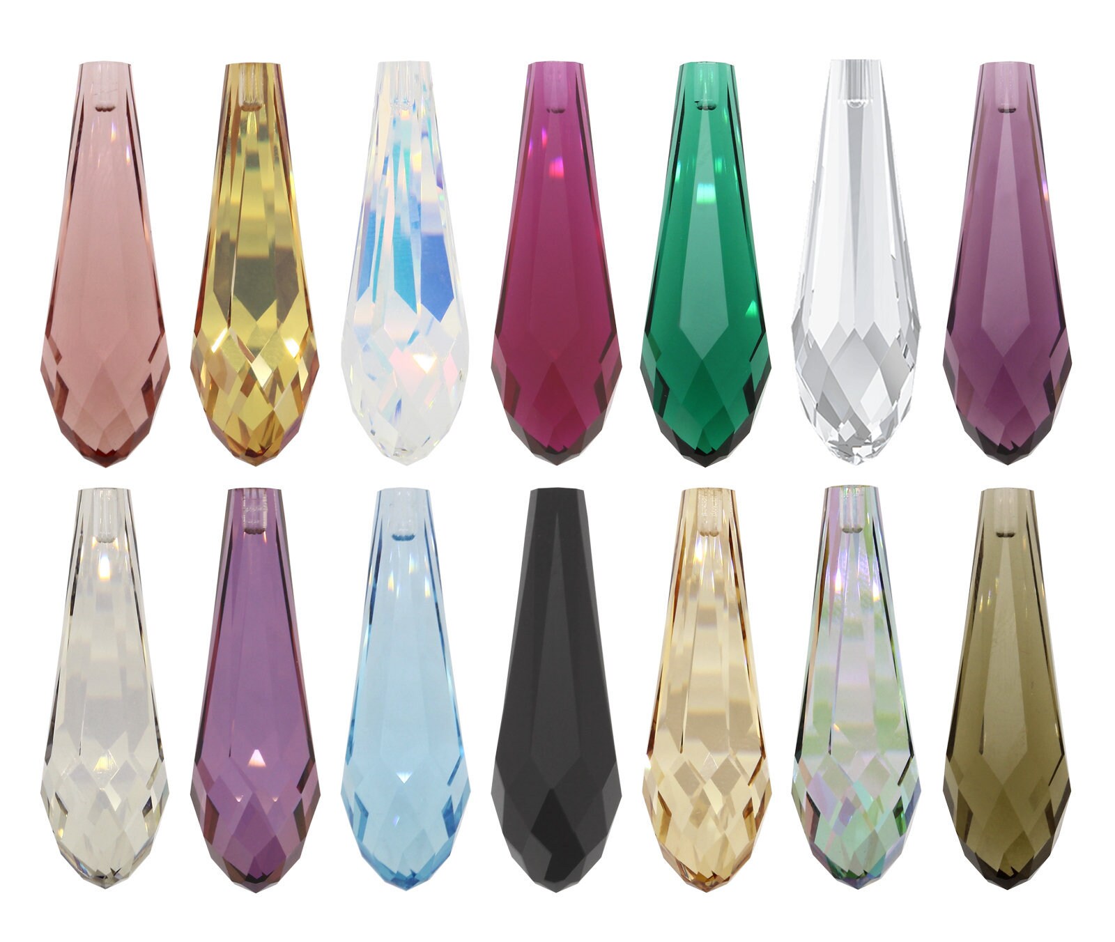 Swarovski Crystal 6530 Pure Drop Pendants - Genuine - Many colors ava…