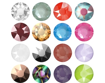 2078 Rose Rhinestones: Flat Backs Hotfix for Gluing, Primero Crystals Austrian Glass, Swarovski Alternative