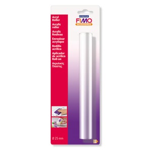 FIMO® Accessories Acrylic Roller Diameter 25mm Length 20cm - Suitable for use with FIMO Modelling Clay - For an even rolling out of FIMO