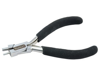 Beadalon® Memory Wire Finishing Pliers 1.5mm/3mm or 2mm/4mm Diameters - Make Consistent Loops Quickly