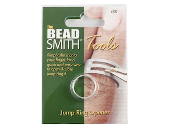 Strumento per aprire gli anelli di salto BeadSmith® JRR2 - Per un modo semplice e veloce di aprire e chiudere gli anelli di salto * Creazione di gioielli