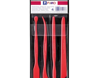 Juego de herramientas para modelar arcilla FIMO: 4 herramientas de plástico