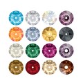PRIMERO Crystals 3188 Lochrose - Highest Quality Sew-On Stones - Made in Austria - Flat Back Sew-On Crystals with 1 Hole - For Sewing product logo
