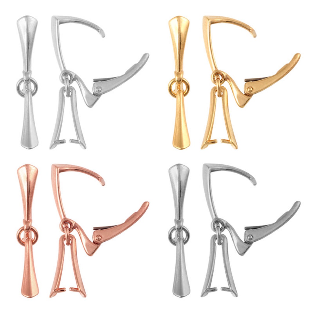 Ganci Per Orecchini In Argento 925 Mm. 15 X 2 - Perles & Co - Foto 4