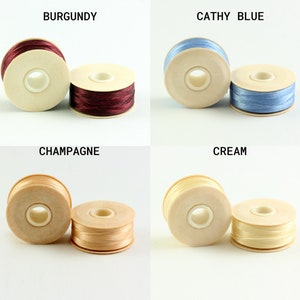 Bobina de hilo Nymo® para cuentas, material para encordar perlas Disponible en muchos colores populares Carretes disponibles en tamaños 00, 0, B, D, F imagen 4