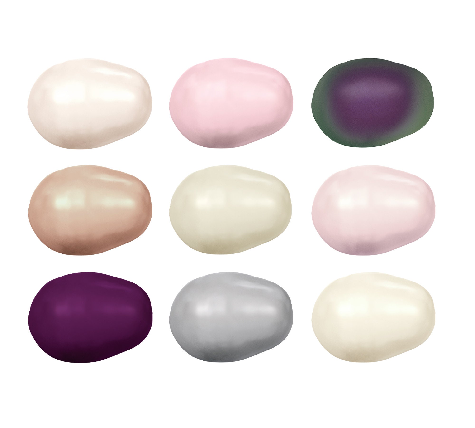 Swarovski Crystal 5821 Pear Shape Pearl Beads - Genuine - Fully drill…