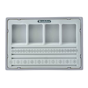 Beadalon® Bracelet Bead Board With Cover Tray 