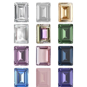 4527 Stegslipade kristaller: Slipade stenar för smyckestillverkning, Primero Crystals österrikiskt glas, högkvalitativa kristaller