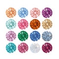 Round Cut Cubic Zirconia: Primero Crystals Loose Gemstones, Swarovski Alternative product logo
