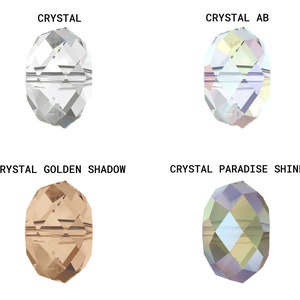 PRIMERO Crystals 5040 Briolette Highest Quality Fully Drilled Beads Made in Austria Crystal Colors Popular Briolette Shape image 4