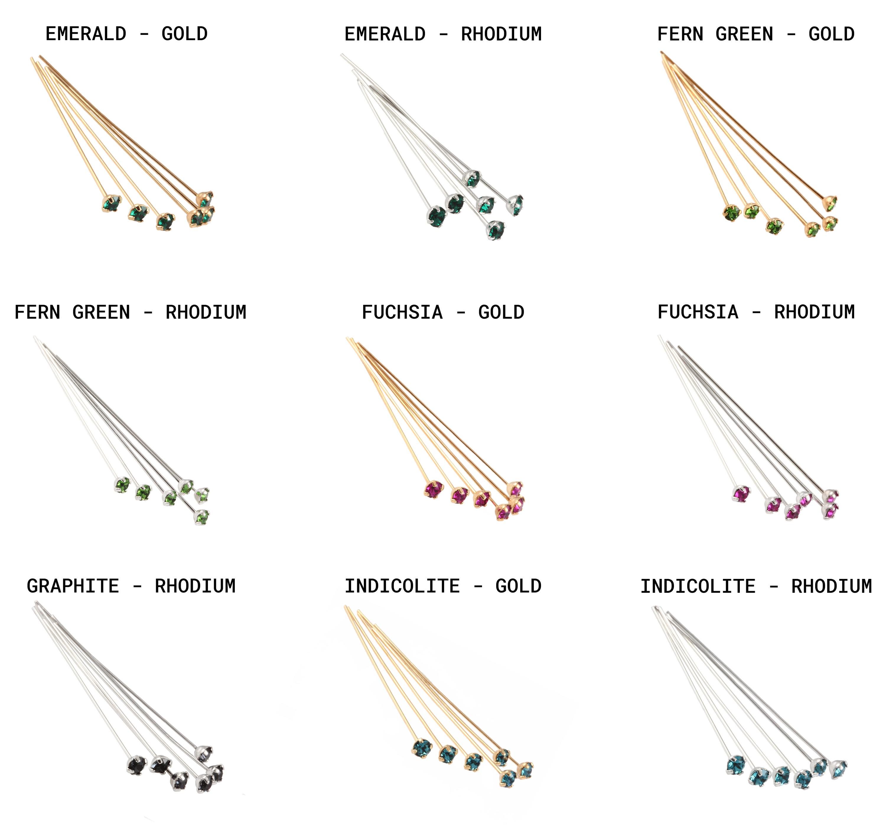 1088 Chaton Head Pins: Primero Crystals for Jewelry Making, Swarovski ...