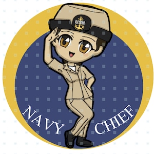 Black Shoe Hand Salute Navy Chief