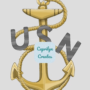 Us Navy Chief Anchor Svg - Etsy