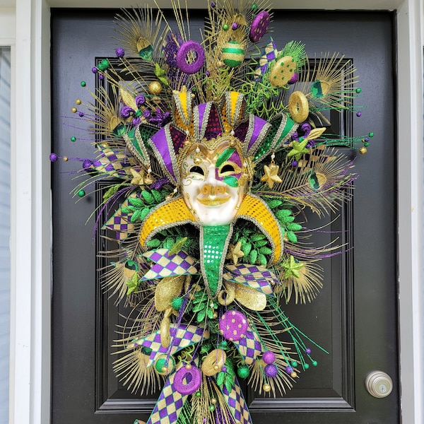 large mardi gras masks