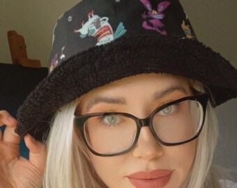 ARRGGHHH Real Monsters Reversible Bucket Hat with Black Toweling