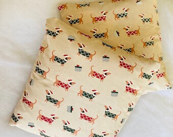 Dachshund Christmas Cushion Cover (Set of 2)