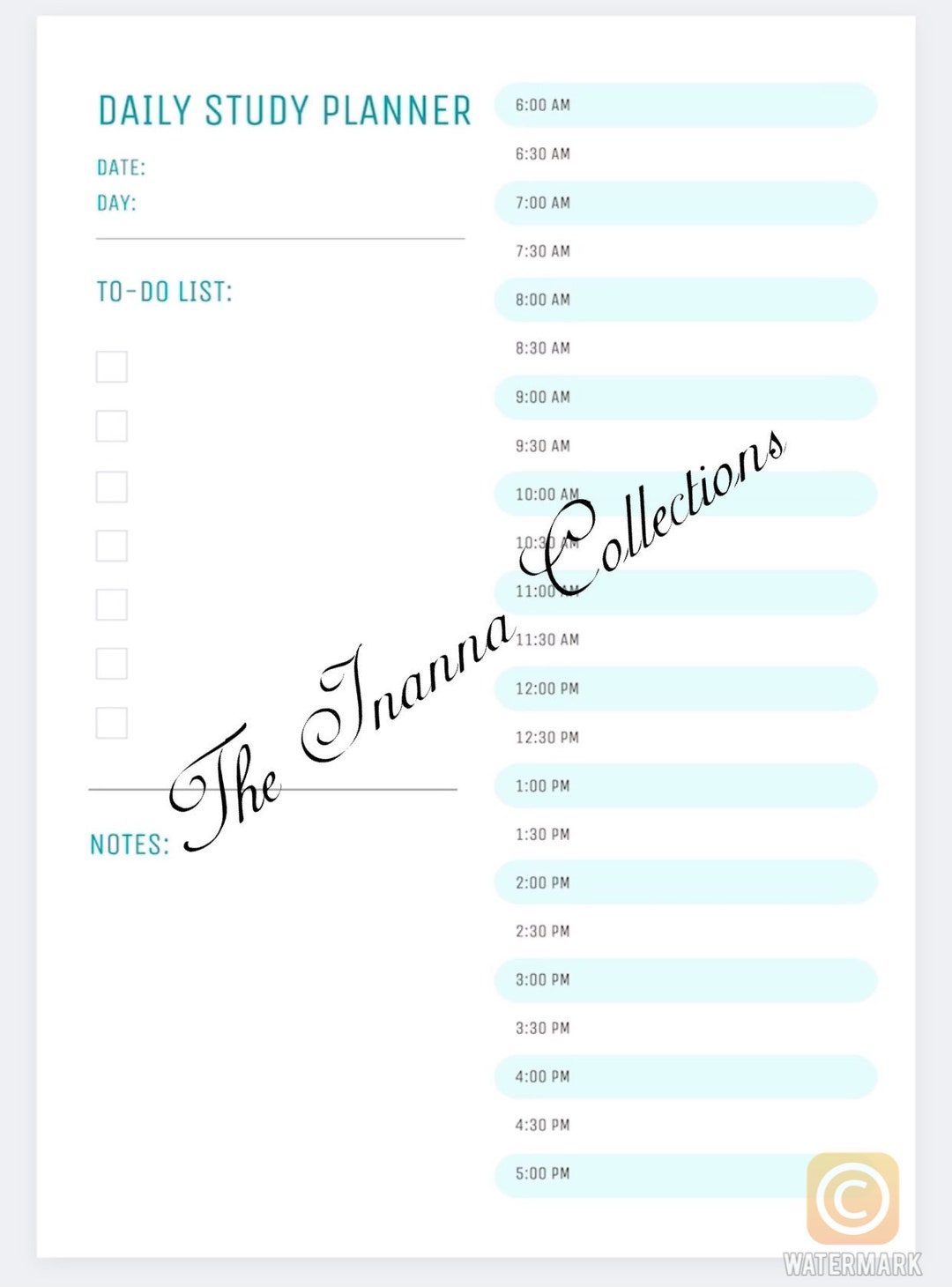 University Module Organiser University/ Student Planner/ Organiser Documents - Etsy