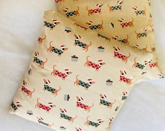 Dachshund Christmas Cushion Cover (single)