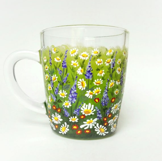 Flower Coffee Mug UniqueMugs Handmade Plant Mug Bridesmaid Etsy