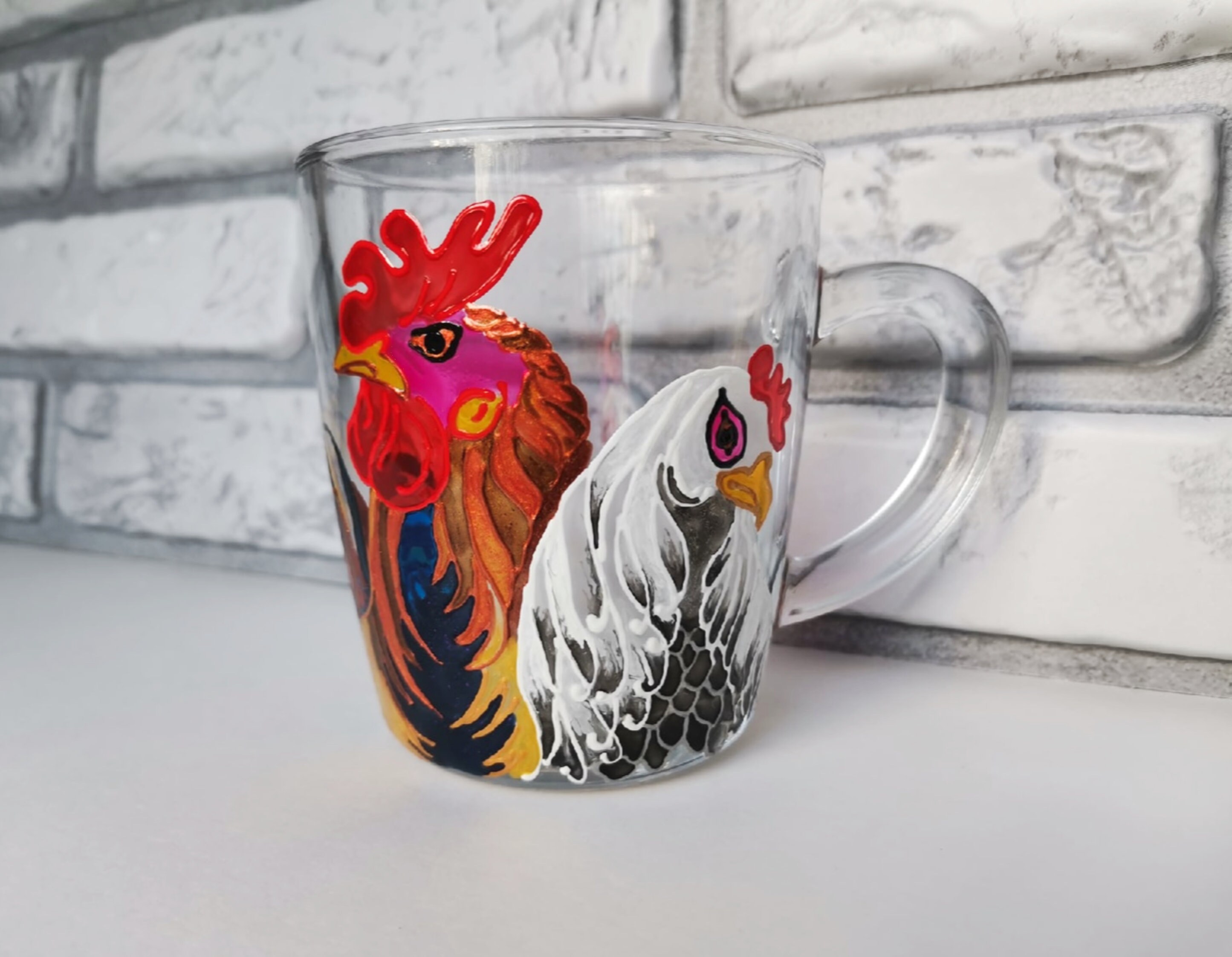 Animal Mug UniqueMugs Chicken Mug Handmade Custom Coffee Mug Etsy