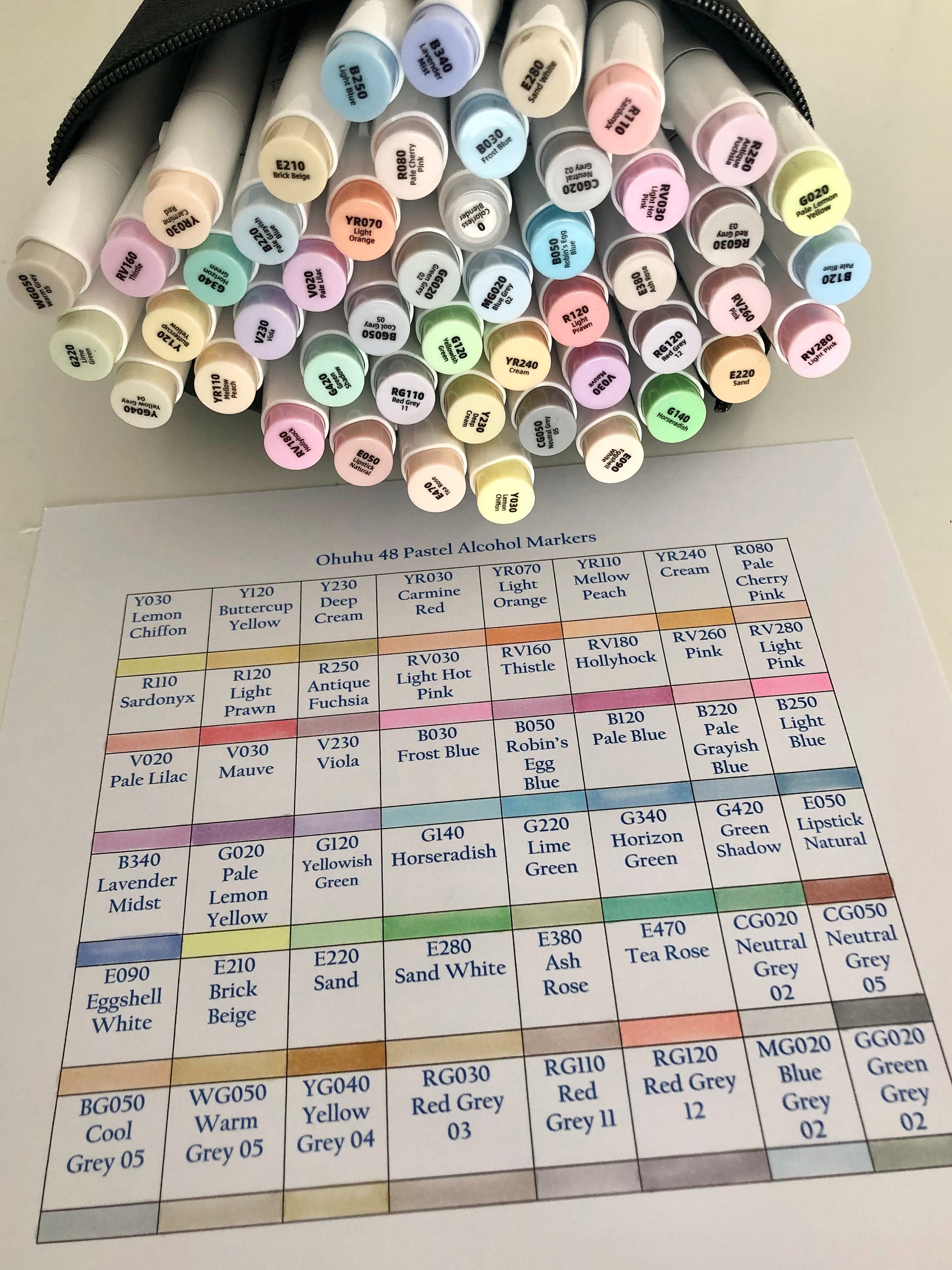 Marker Swatch Template Marker Swatch Template