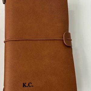 Personalized Vegan Leather Journal