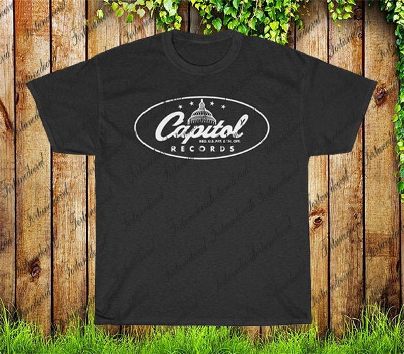 Capitol Records T-shirt Record Label Company Logo Tee Shirt | Etsy