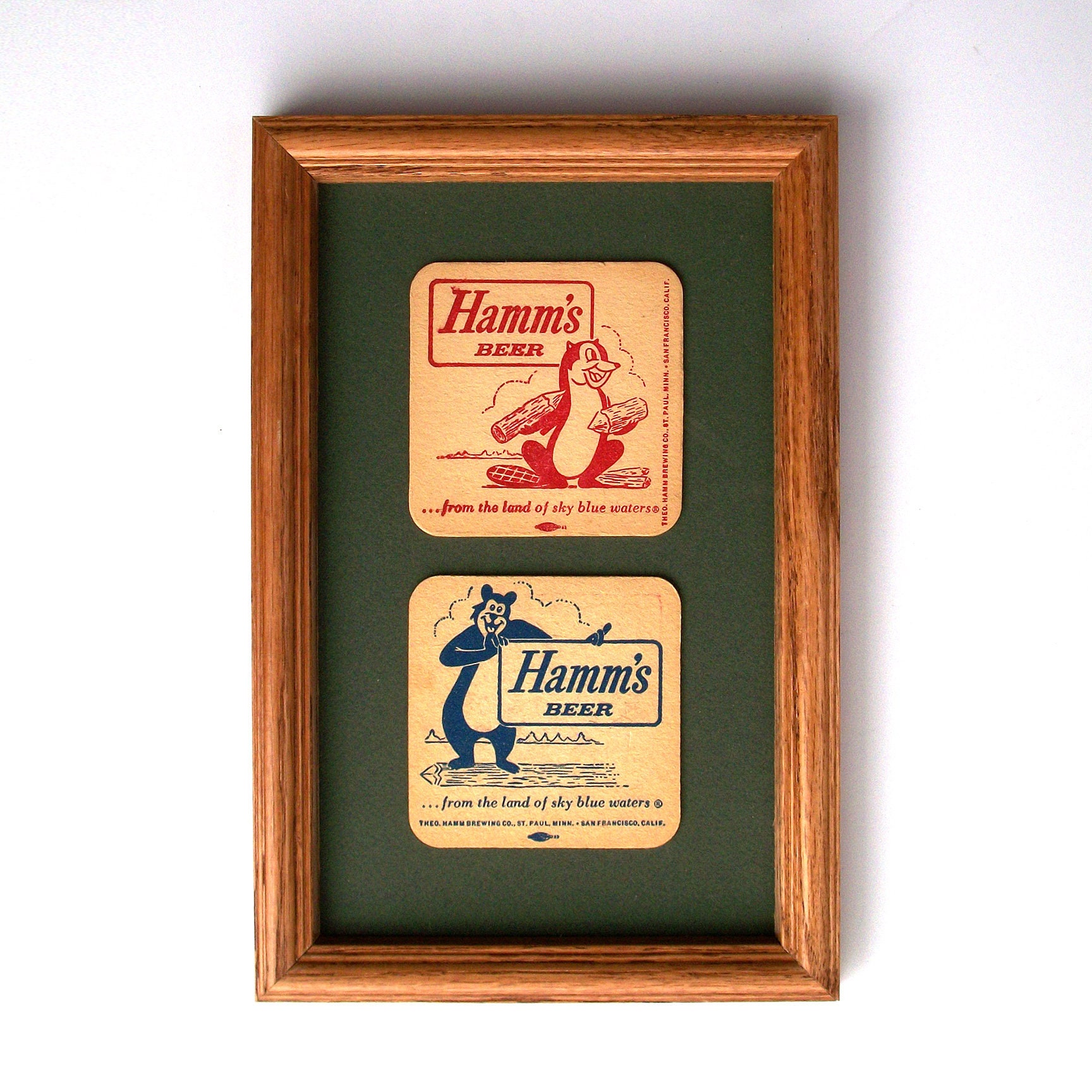 Details about   RARE 1930s Minnesota HAMM'S BEER "Extra Grain Goodness" Paperboy 4" Coaster 