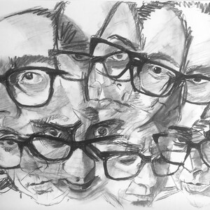 Custom Portrait, Charcoal or Pencil Drawing, Families, children, pets, couples, individuals, weddings original various sizes available image 7